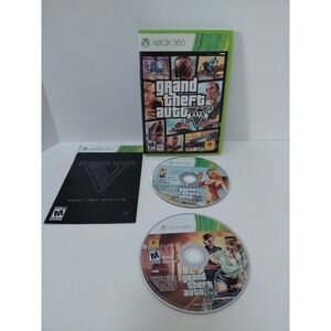 Grand Theft Auto V GTA 5 Xbox 360 Rockstar Games 2-Disc Set 2013